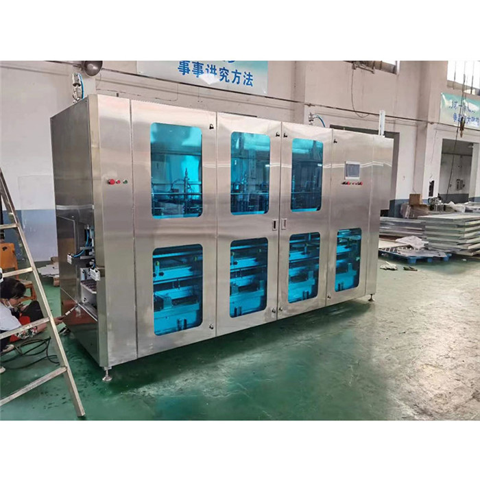 Çin Ekonomik Doğru Yıkama Çamaşır Deterjan Bölmeleri Makinesi Sıvı Bölmeler Deterjan Üretim Makinesi